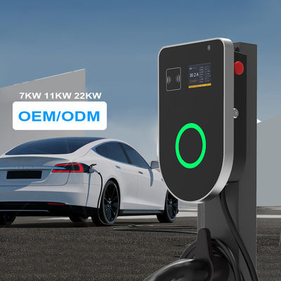 OCPP Wallbox EVSE EV شارژر 32A 3 فاز ایستگاه شارژ سریع الکتریکی
