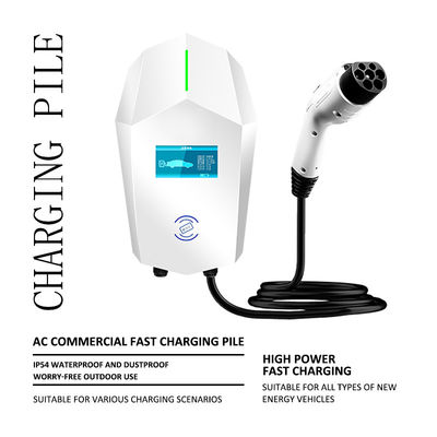 32A ایستگاه شارژ EVSE خودروهای الکتریکی شارژر دیواری EV با Wifi Ethernet
