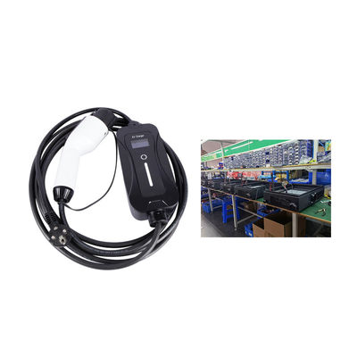 سنگ شارژ خودروهای الکتریکی EVSE قابل حمل 110V-250V